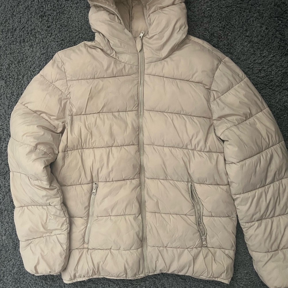 Cream Puffer Jacket